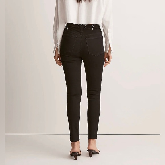 NWOT Madewell 10” Skinny High-Rise in Black Frost - Picture 2 of 11